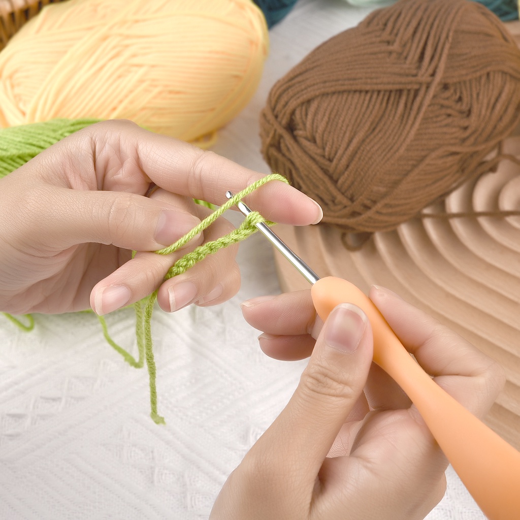 Năm sợi sữa bông Crochet sợi áo len khăn DIY chất lượng cao mềm tay đan chỉ