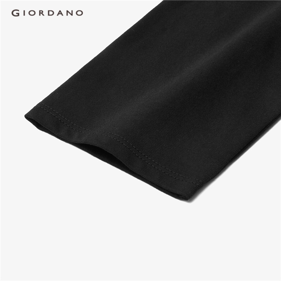 Áo thun nữ GIORDANO 05323800 tay dài cổ tròn thời trang