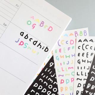 Galicici Miếng Dán Trang Trí Sổ Tay / Ảnh In Chữ Dễ Thương Phong Cách Hàn Quốc diy