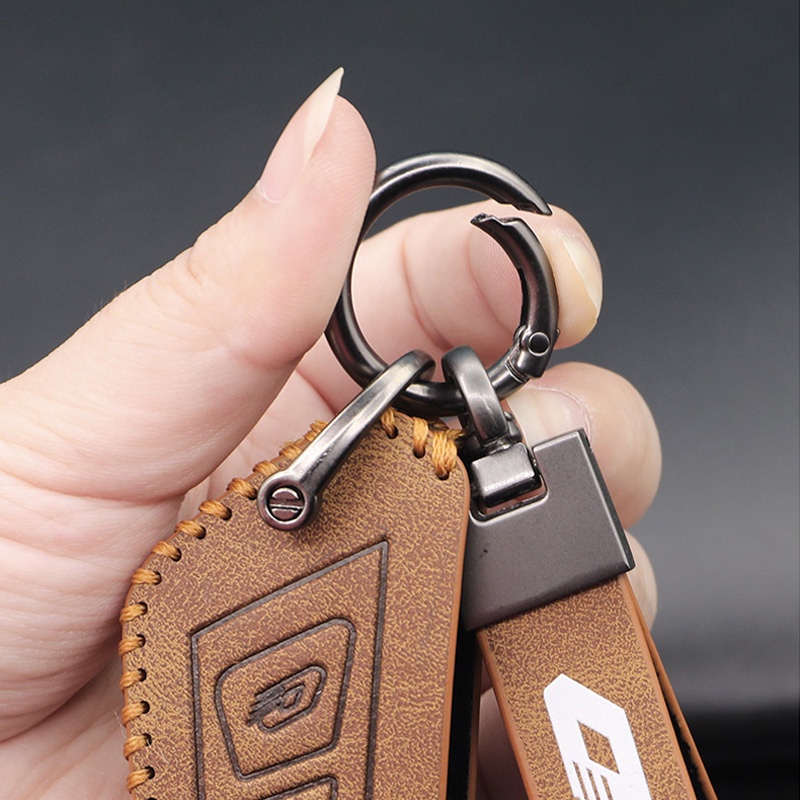 Sang Trọng Móc Chìa Khóa Xe Mô Tô honda yamaha Bằng Da Thời Trang Cho Nam Và Nữ