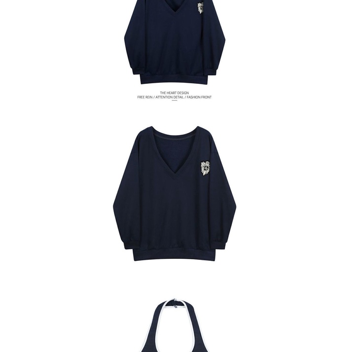 Áo Nỉ Hai Dây Hở Vai Lót Nhung Thương Hiệu Lớn Thời Trang Xuân Thu Cho Nữ