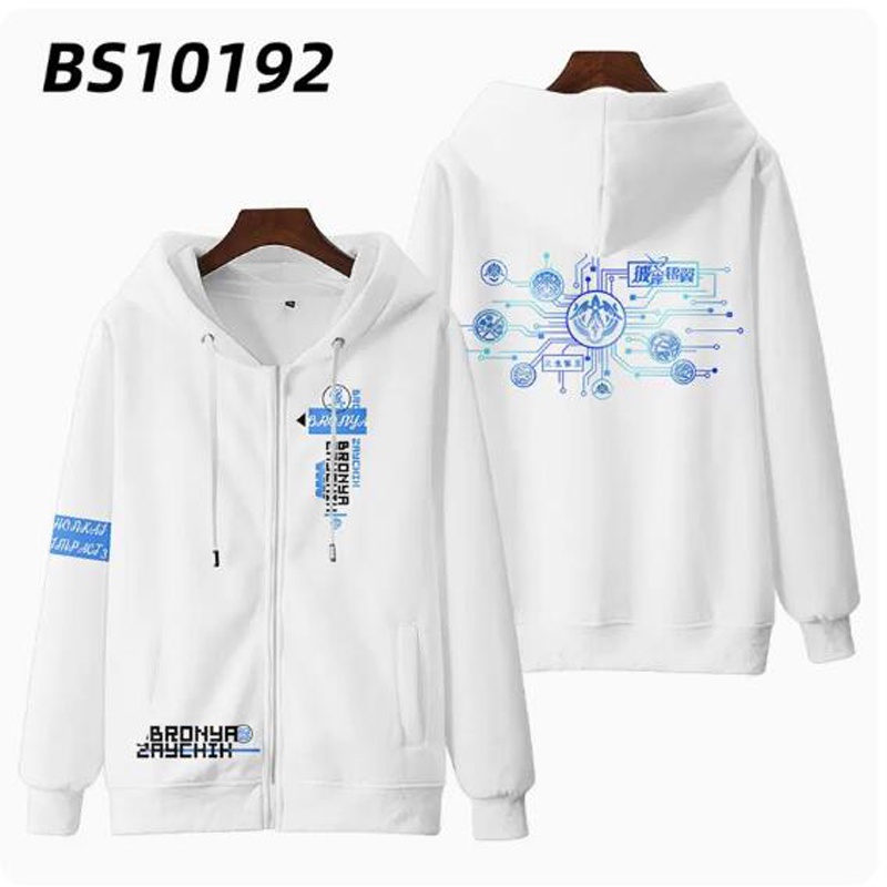 Honkai Áo Khoác hoodie Có Khóa Kéo In Họa Tiết 3d Phong Cách hip hop Cho Nam Và Nữ