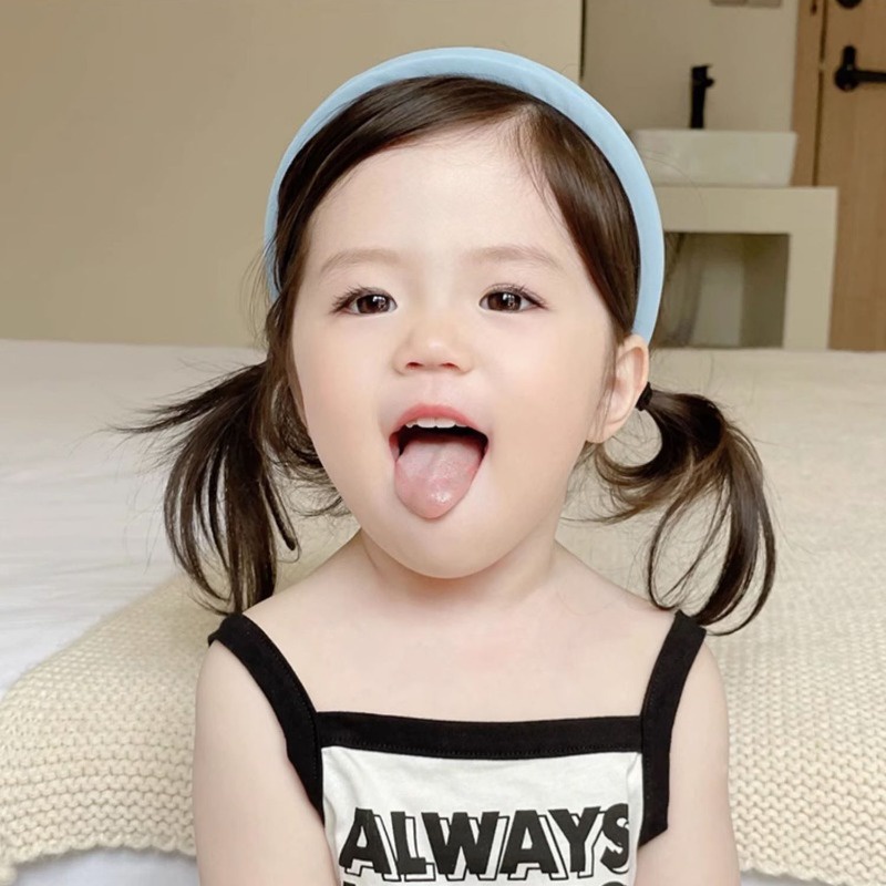 Băng Đô Cài Tóc dopamine Màu Kẹo Dễ Thương Chống Trượt Hàn Quốc Cho Bé Gái