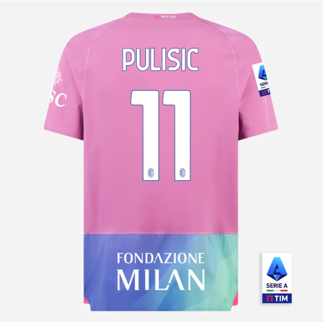 Sy3 2023-2024 ac milan Áo Thun Thể Thao Ngắn Tay size ys3