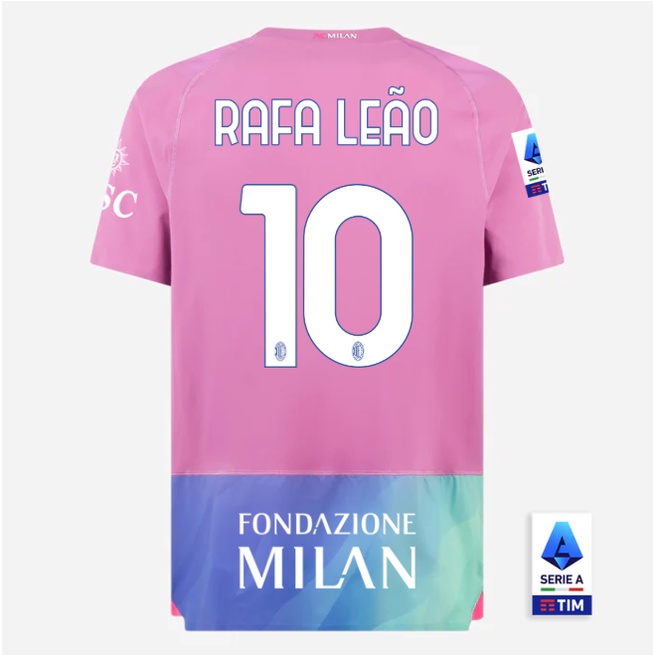 Sy3 2023-2024 ac milan Áo Thun Thể Thao Ngắn Tay size ys3