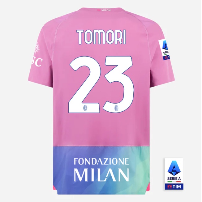 Sy3 2023-2024 ac milan Áo Thun Thể Thao Ngắn Tay size ys3