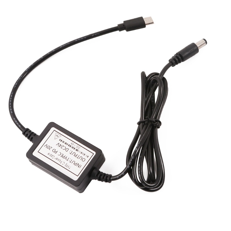 Shas Cáp Nguồn usb Type C 20v Sang dc24v 5 5x2 1mm 12v 15v 20v Vào 24v Cho Camera 24v Và Loa