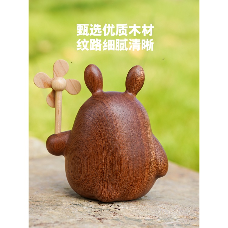 Dreamerhouse Búp Bê totoro Để Bàn Bằng Gỗ Màu Trơn Dễ Thương