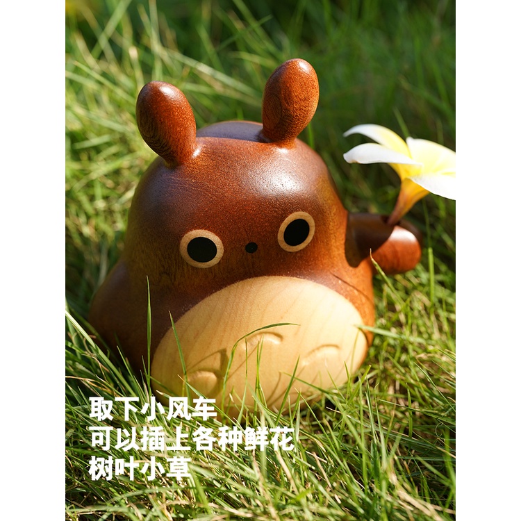 Dreamerhouse Búp Bê totoro Để Bàn Bằng Gỗ Màu Trơn Dễ Thương