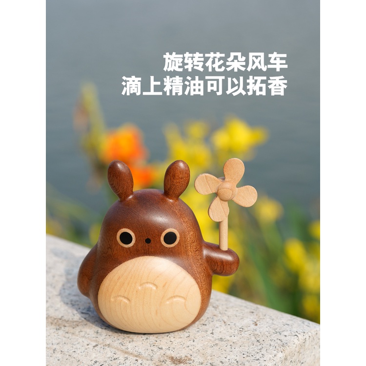 Dreamerhouse Búp Bê totoro Để Bàn Bằng Gỗ Màu Trơn Dễ Thương