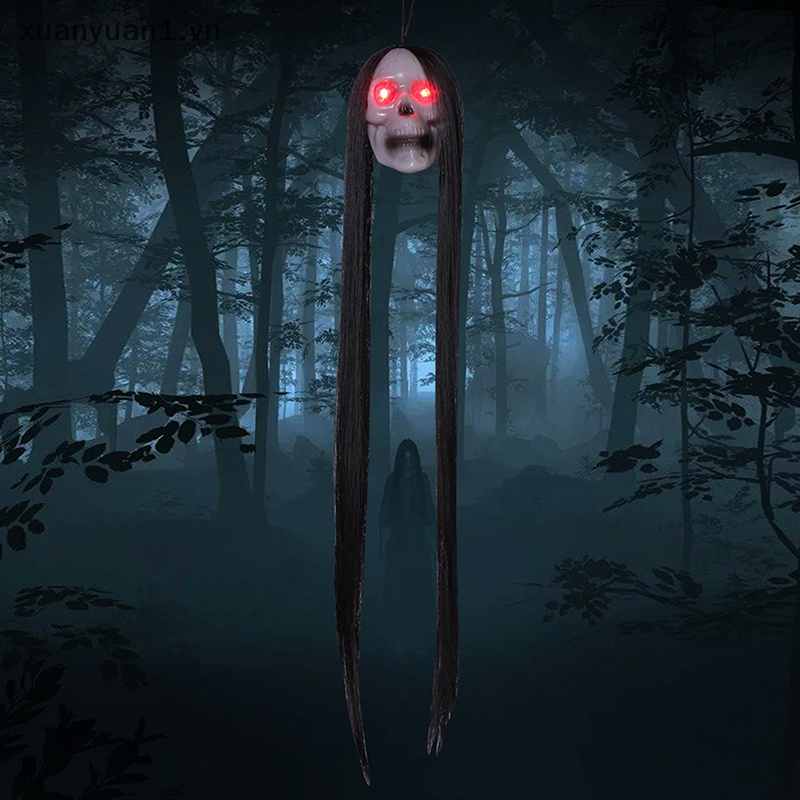 Xuan Bộ Xương Đầu Lâu Phát Sáng Mắt Dài Hóa Trang halloween 2023 vn