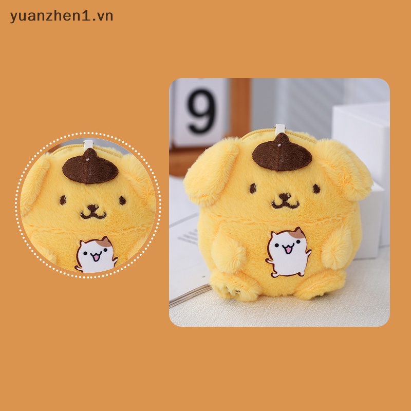 Zheng Ba Lô Đựng Tiền Xu Cầm Tay Hình Chó Mèo kt Cún kuromi plushie sanrio Nhồi Bông Dễ Thương Cho Bạn Gái vn