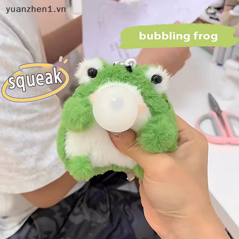 Zhen Mặt Dây Chuyền Thủ Công Ếch Nhồi Bông Dễ Thương Làm Quà Tặng Cho Bạn Gái vn