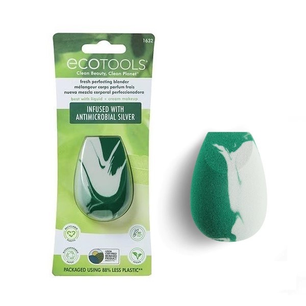 Cọ trang điểm và bông mút Ecotools Makeup Brush các loại màu xanh lá