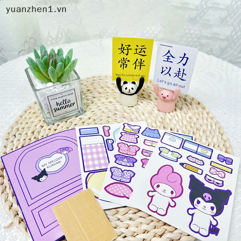 SANRIO Zhen Sách Đồ Chơi Giáo Dục kuromi melody Yên Tĩnh diy Cho Bé Gái vn