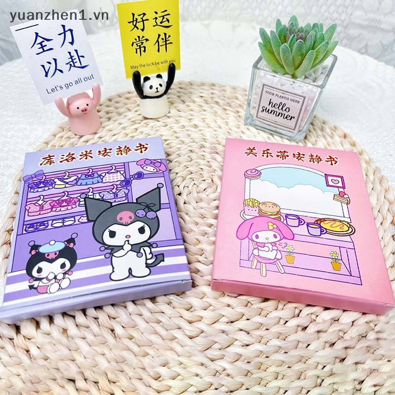 SANRIO Zhen Sách Đồ Chơi Giáo Dục kuromi melody Yên Tĩnh diy Cho Bé Gái vn