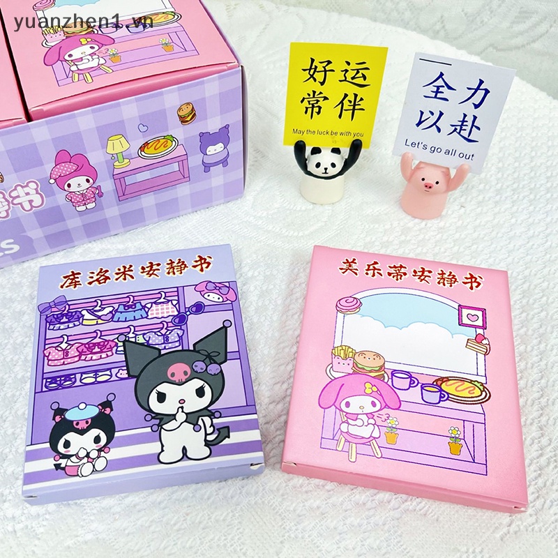 SANRIO Zhen Sách Đồ Chơi Giáo Dục kuromi melody Yên Tĩnh diy Cho Bé Gái vn