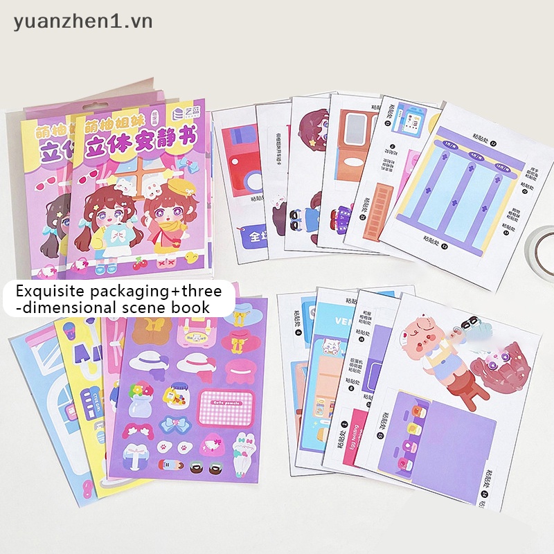 Zhen Sách doudou kuromi Thủ Công Yên Tĩnh Giáo Dục Cho Bé Gái vn