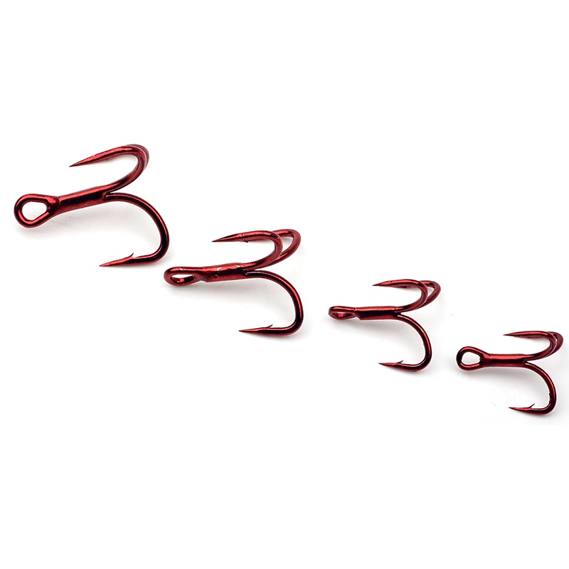 Set 10 4 Lưỡi Câu Cá 6021 6 8 10 12 # Bằng Thép carbon Chất Lượng Cao