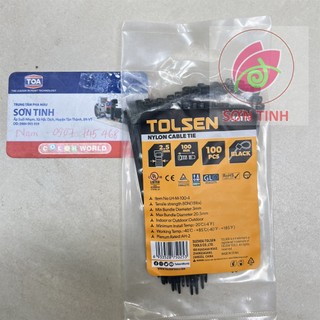 Dây rút cố định 2.5x100mm tolsen 50115