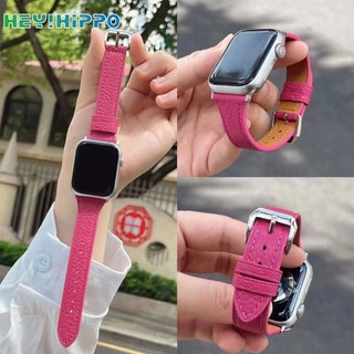 Dây Đeo Bằng Da Cho Đồng Hồ Thông Minh series 8 / 7 / 6 / 5 / se / 4 / 3 / 2 iwatch 45 / 44 / 41 / 42 / 40 / 38 / 49mm