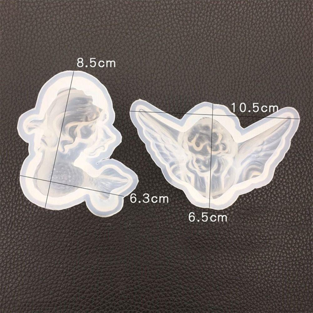 Khuôn silicone Làm Nến Hình Nàng Tiên Cá 3d