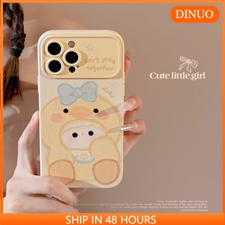 ỐP LƯNG IPHONE Ốp Điện Thoại In Hình Cô Gái / Vịt Cho iphone15promax / 14 / 13 / 12 / 11 / xr / xs / x / xsmax / 7 / 8plus/TX