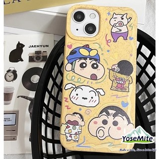 ốp lưng shin iphone 11 thân thiện với môi trường Cậu bé bút chì Vỏ tpu cho 14 xr 13 11 12 pro max 8 7 6 6s plus x xs max se 2020 13 12 11