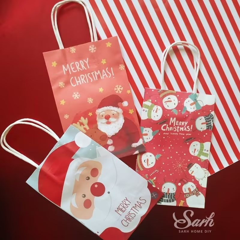 1 Túi Đựng Quà Giáng Sinh Hình Ông Già Noel