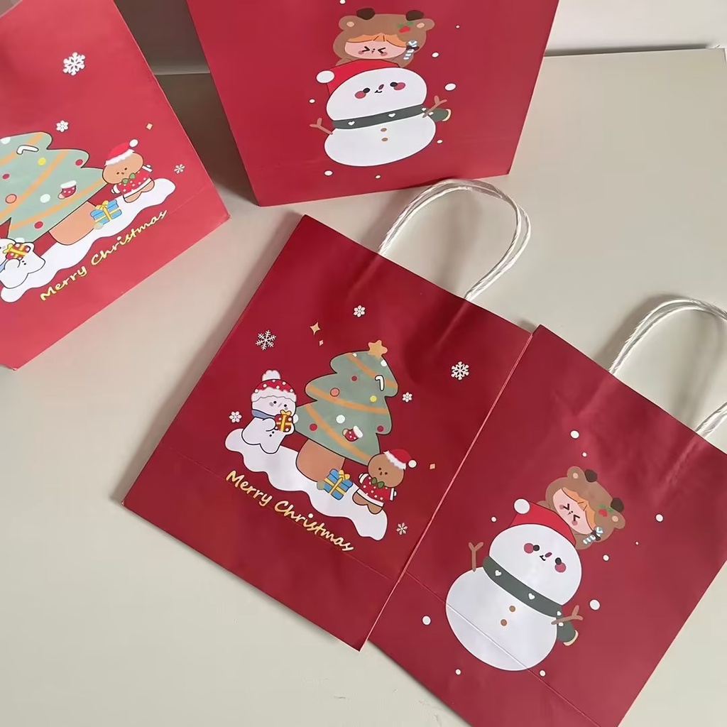 1 Túi Đựng Quà Giáng Sinh Hình Ông Già Noel