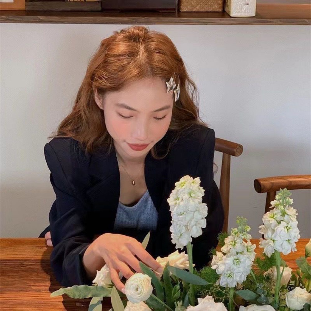 Kẹp Tóc Ngôi Sao Năm Cánh Bằng Kim Loại Bạc Đa Năng bb duomila