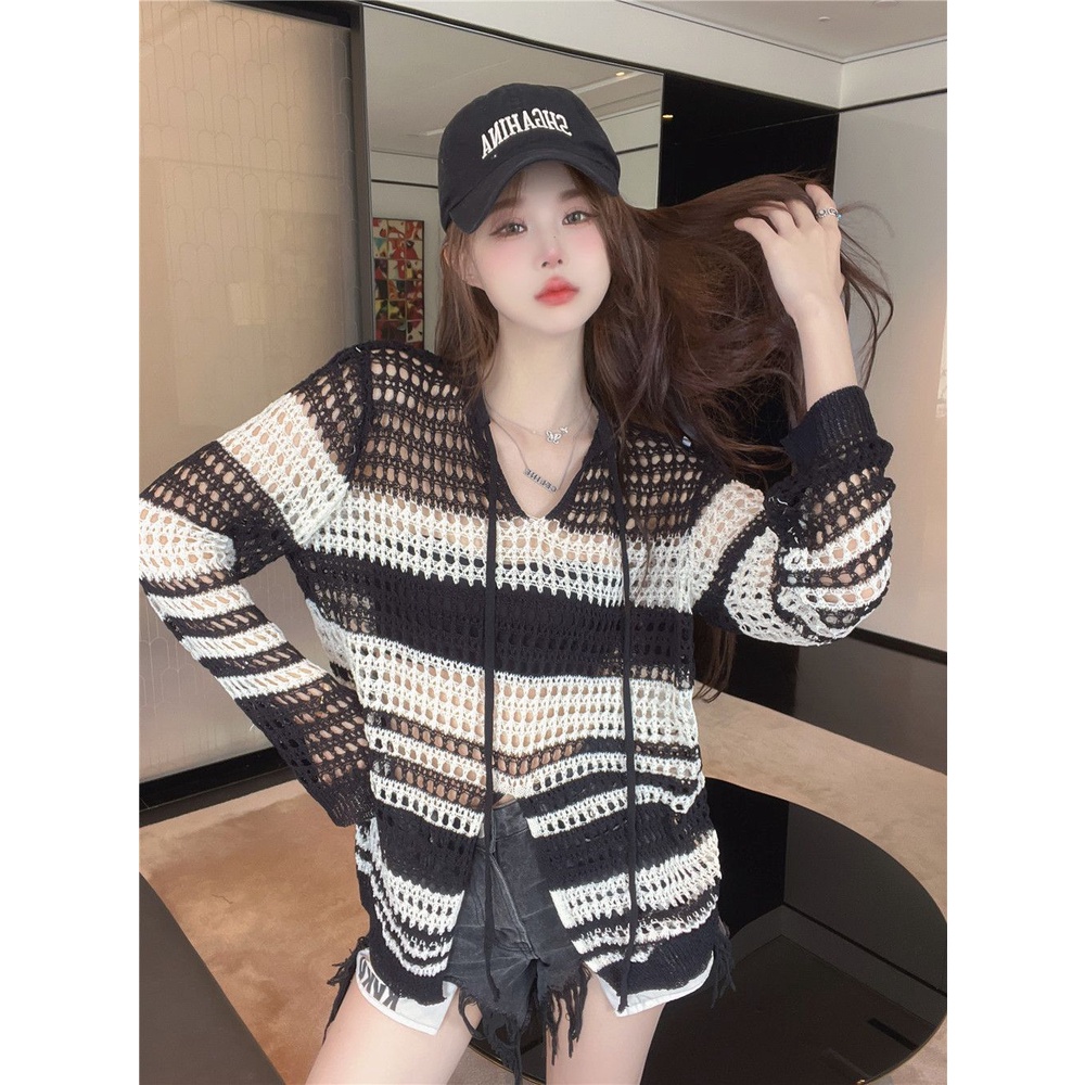 Áo Len áo khoác cardigan áo cardigan Thời trang hàn quốc A91KDY3 34Z230824