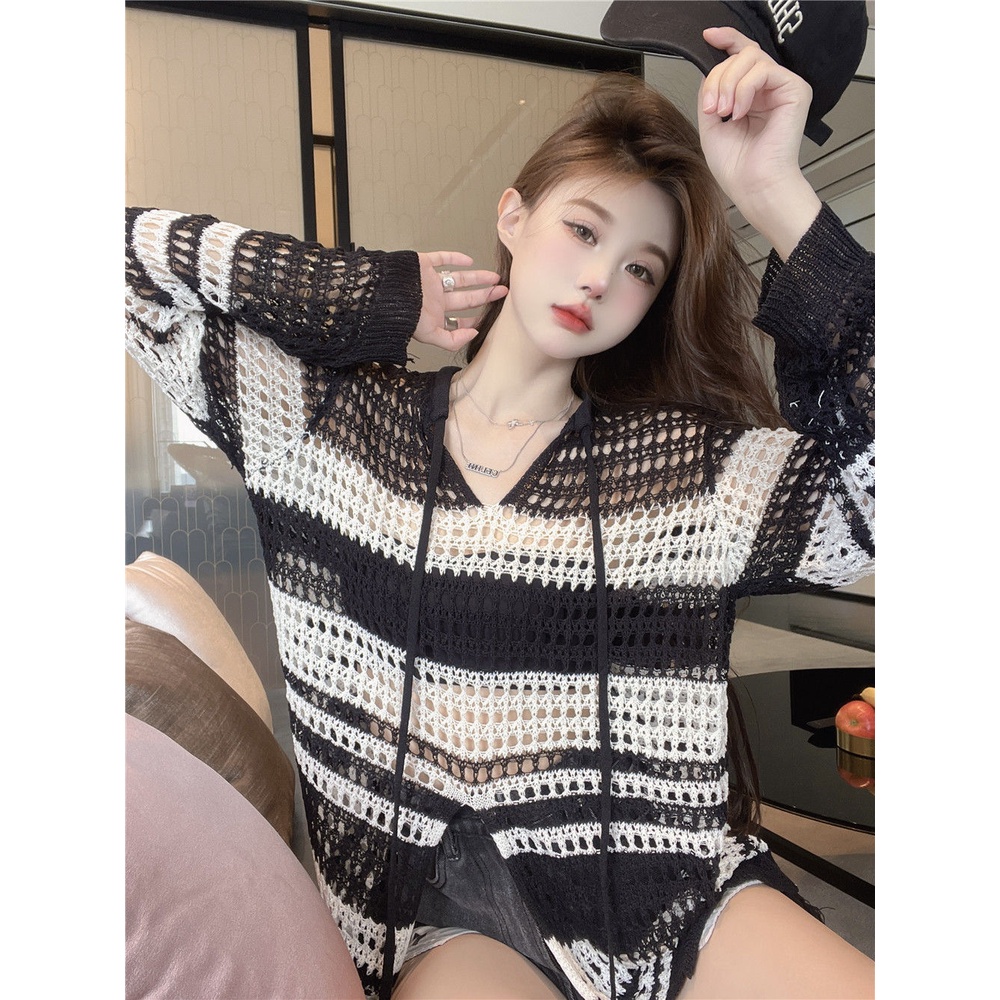 Áo Len áo khoác cardigan áo cardigan Thời trang hàn quốc A91KDY3 34Z230824