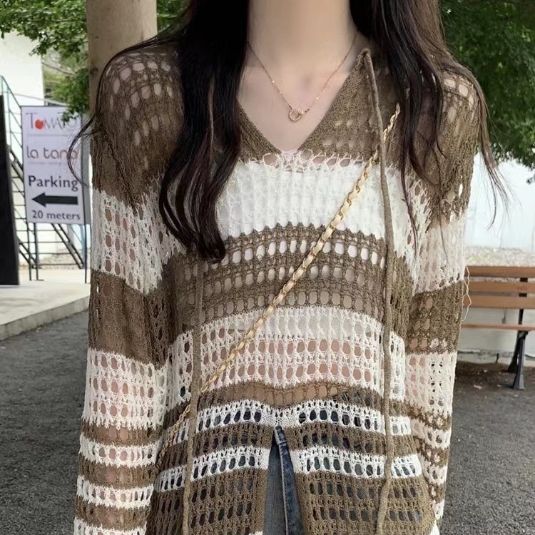 Áo Len áo khoác cardigan áo cardigan Thời trang hàn quốc A91KDY3 34Z230824