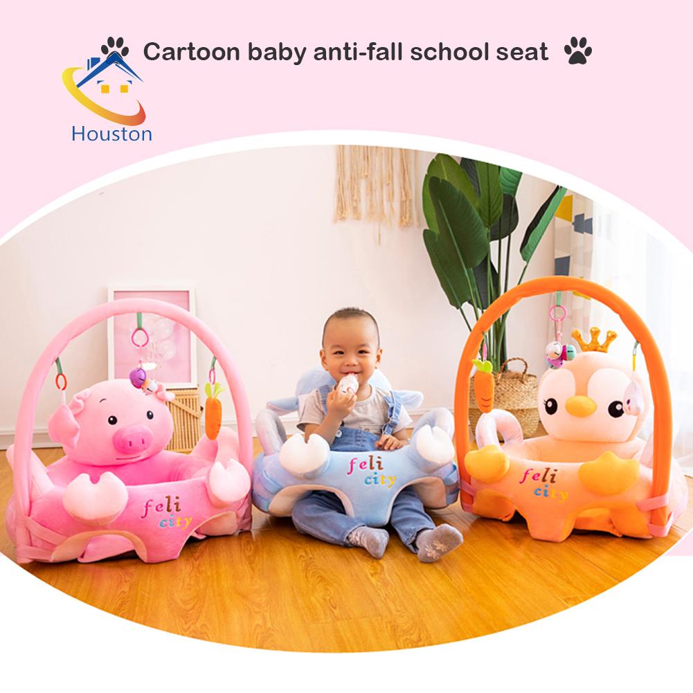 Đệm Bông Lót Ghế Ngồi Hỗ Trợ Bé Sơ Sinh Ngồi Có Thể Giặt Sạch Họa Tiết Hoạt Hình