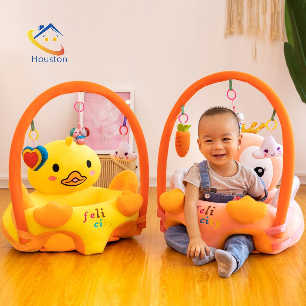Đệm Bông Lót Ghế Ngồi Hỗ Trợ Bé Sơ Sinh Ngồi Có Thể Giặt Sạch Họa Tiết Hoạt Hình