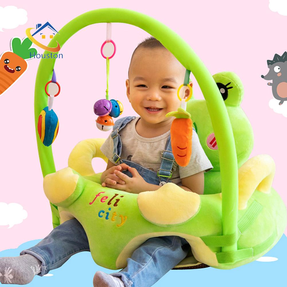 Đệm Bông Lót Ghế Ngồi Hỗ Trợ Bé Sơ Sinh Ngồi Có Thể Giặt Sạch Họa Tiết Hoạt Hình