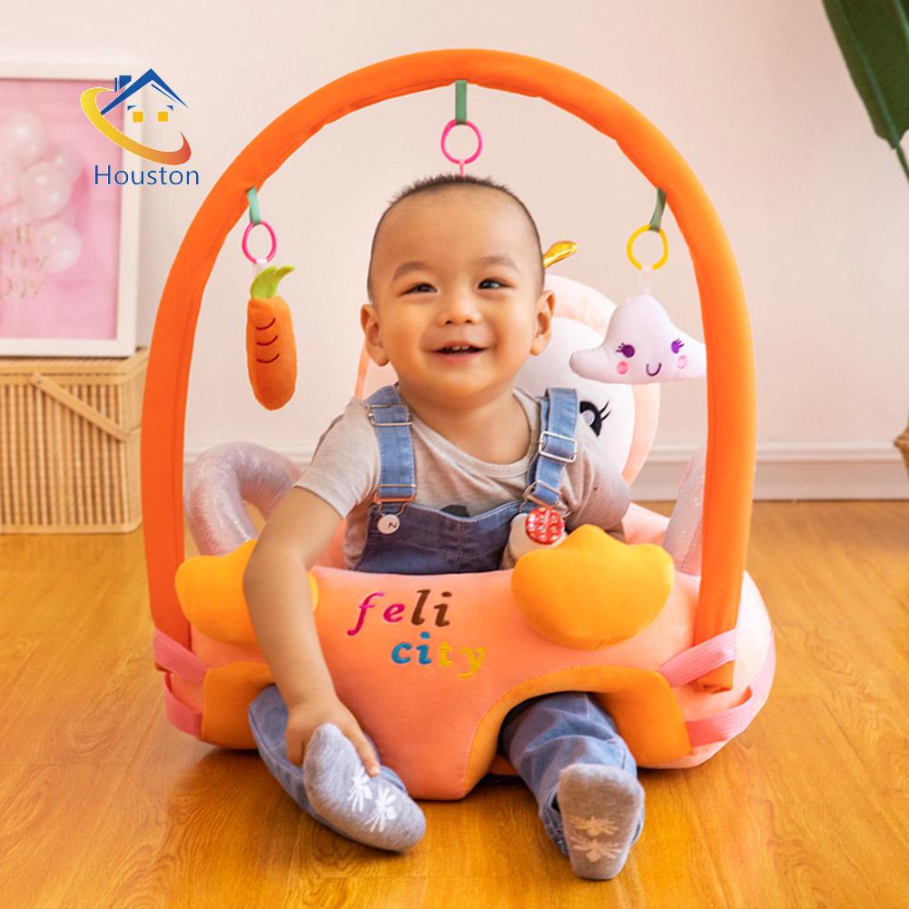 Đệm Bông Lót Ghế Ngồi Hỗ Trợ Bé Sơ Sinh Ngồi Có Thể Giặt Sạch Họa Tiết Hoạt Hình