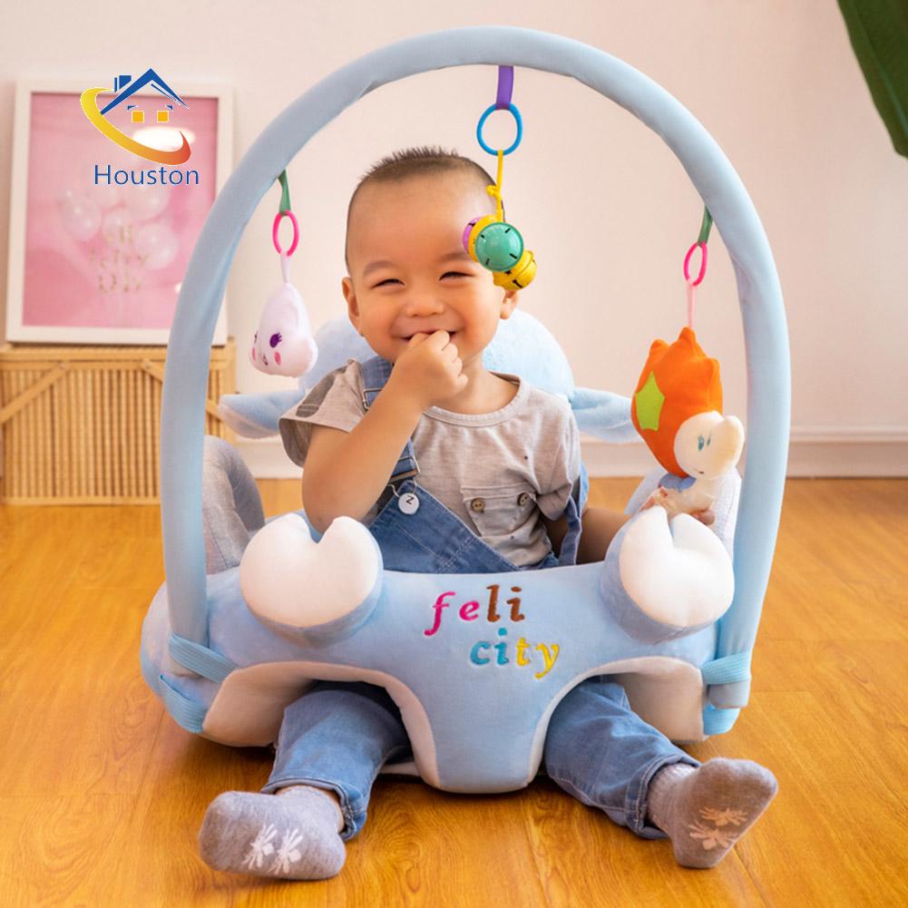Đệm Bông Lót Ghế Ngồi Hỗ Trợ Bé Sơ Sinh Ngồi Có Thể Giặt Sạch Họa Tiết Hoạt Hình