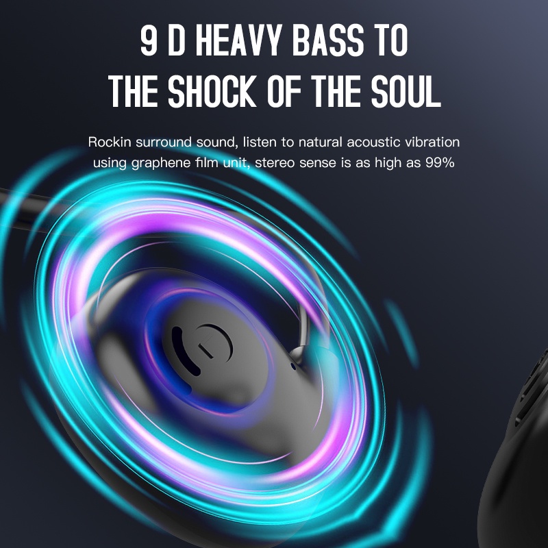 Sprise Tai Nghe bluetooth 5.3 Không Dây q8 Chống Ồn Có Móc Vành Tai