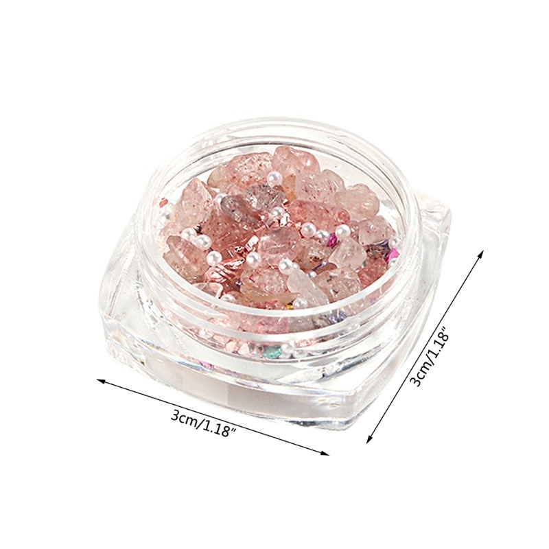 Ivy Bộ Hạt Kim Cương Giả Lấp Lánh Trang Trí Móng Tay Nghệ Thuật Tự Làm Sáng