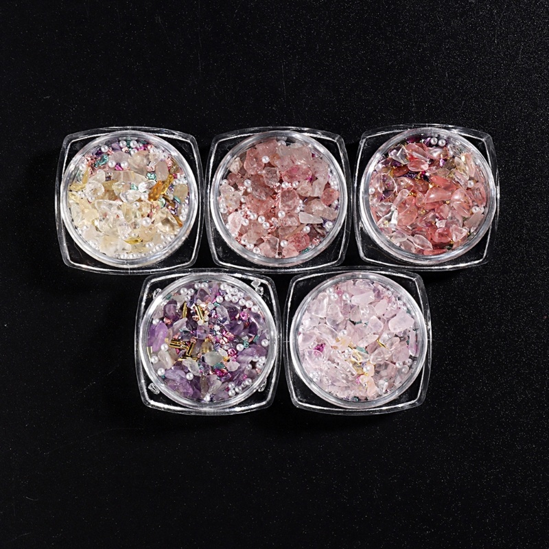 Ivy Bộ Hạt Kim Cương Giả Lấp Lánh Trang Trí Móng Tay Nghệ Thuật Tự Làm Sáng