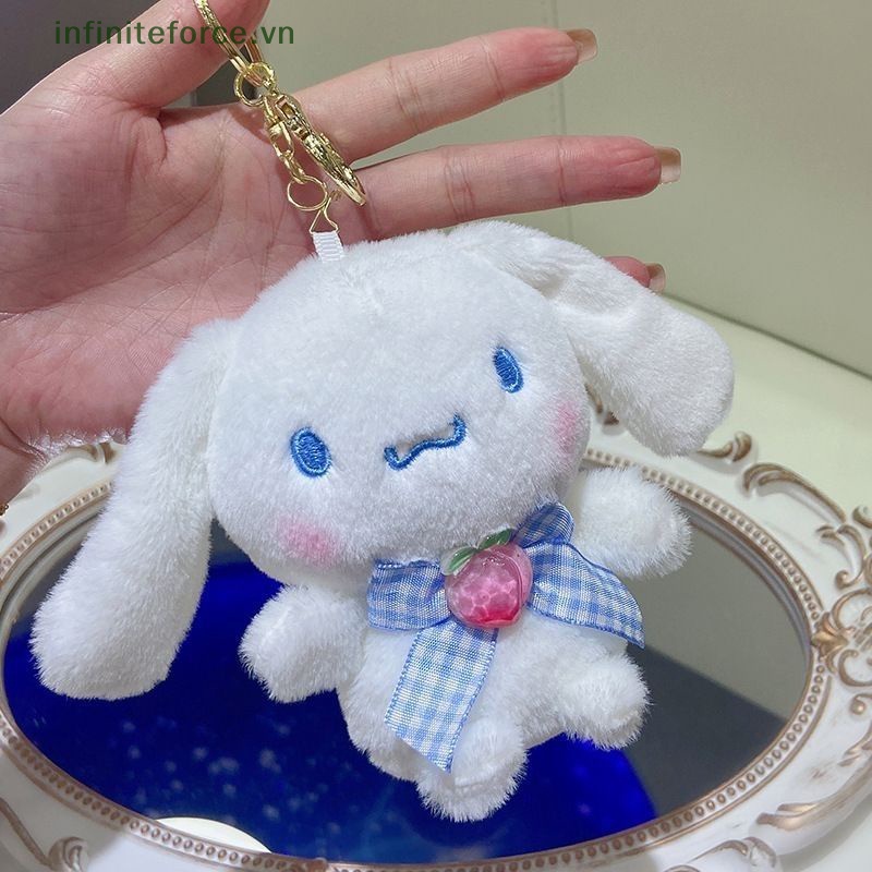 Móc Khóa Hình Búp Bê anime kuromi melody cinnamoroll Nhồi Bông Đáng Yêu Trang Trí Xe Hơi