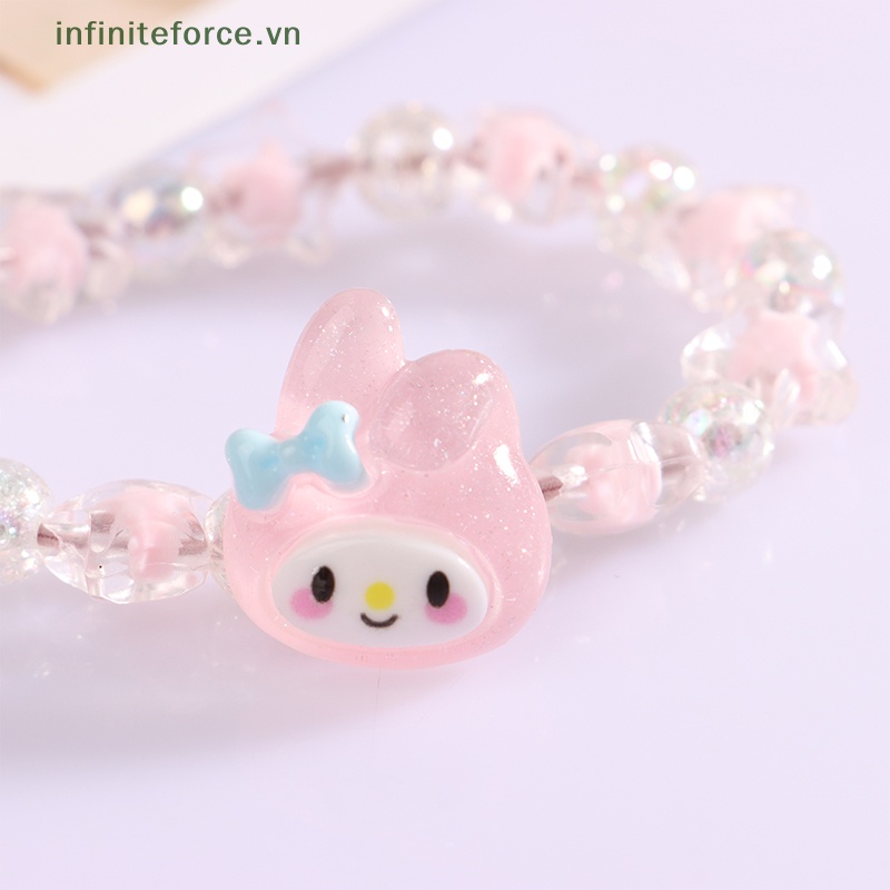 Cinnamoroll kuromi my melody Đồ Chơi Vòng Tay Pha Lê anime Dễ Thương Làm Quà Sinh Nhật Cho Bé Gái