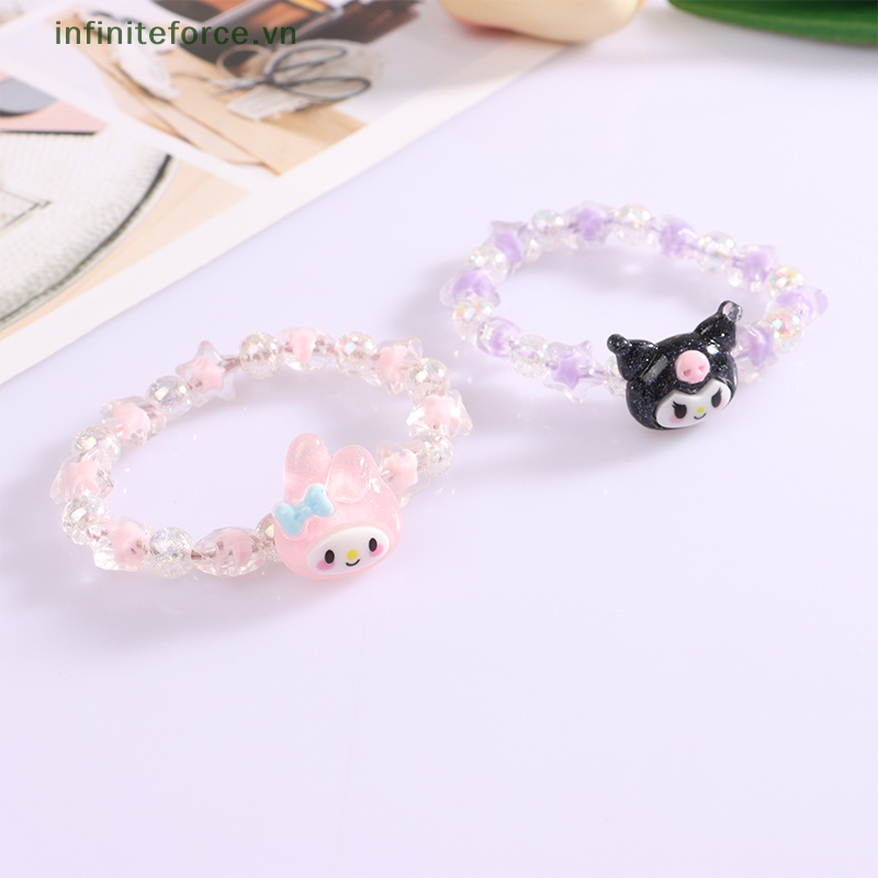 Cinnamoroll kuromi my melody Đồ Chơi Vòng Tay Pha Lê anime Dễ Thương Làm Quà Sinh Nhật Cho Bé Gái