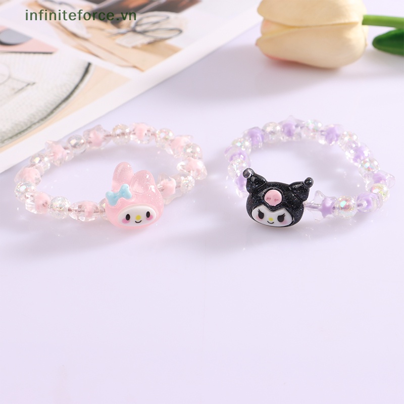 Cinnamoroll kuromi my melody Đồ Chơi Vòng Tay Pha Lê anime Dễ Thương Làm Quà Sinh Nhật Cho Bé Gái