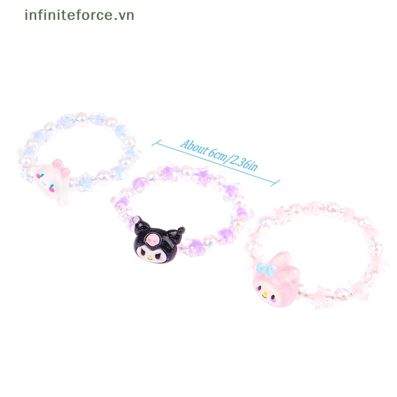 Cinnamoroll kuromi my melody Đồ Chơi Vòng Tay Pha Lê anime Dễ Thương Làm Quà Sinh Nhật Cho Bé Gái