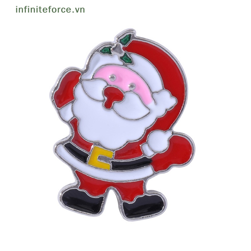 Ghim Cài Áo Họa Tiết Giáng Sinh Hoạt Hình Dễ Thương Trang Trí Cây Thông Noel