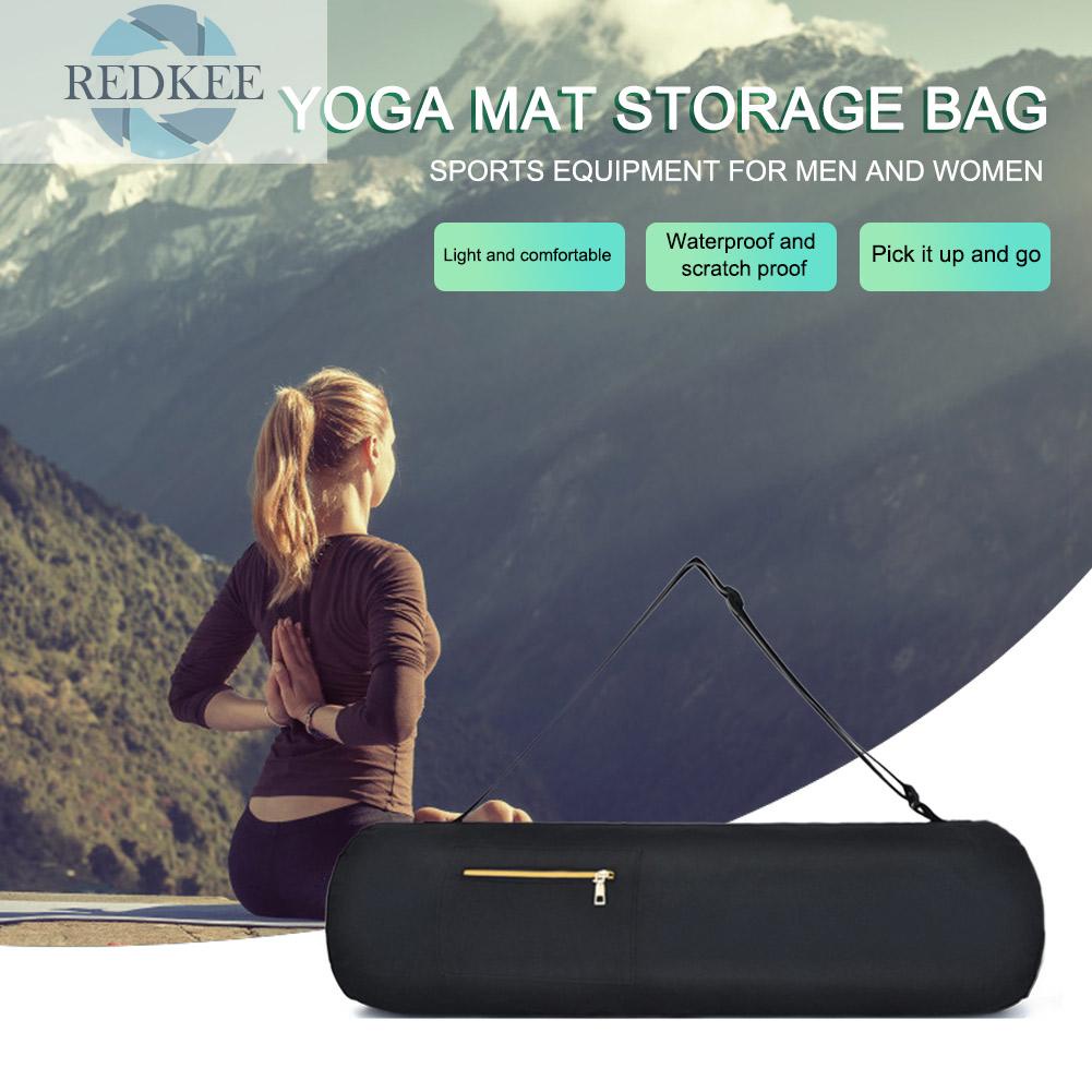 Túi Đựng Thảm Tập yoga Bằng Vải oxford 80cm Gấp Gọn Siêu Nhẹ Đa Năng