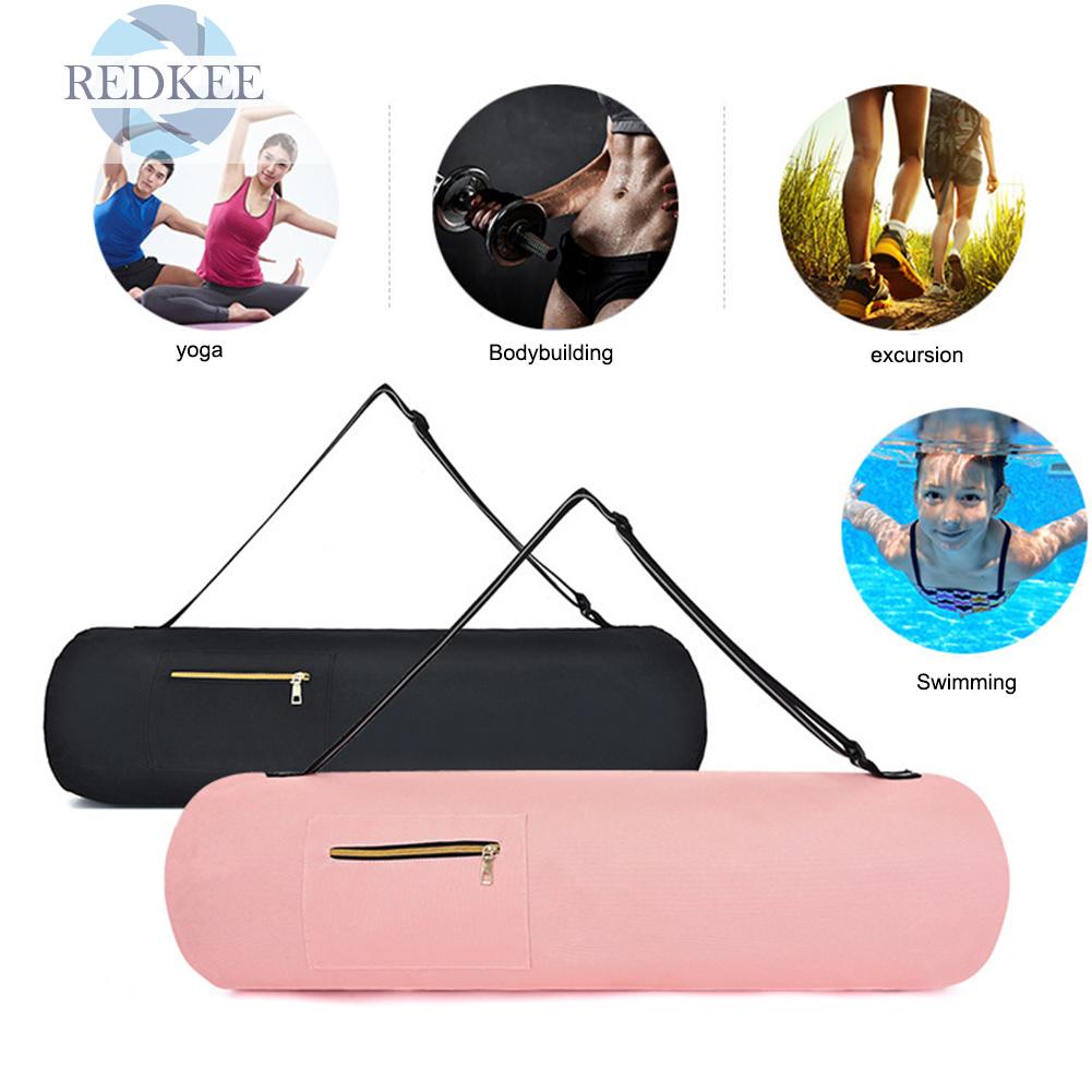 Túi Đựng Thảm Tập yoga Bằng Vải oxford 80cm Gấp Gọn Siêu Nhẹ Đa Năng